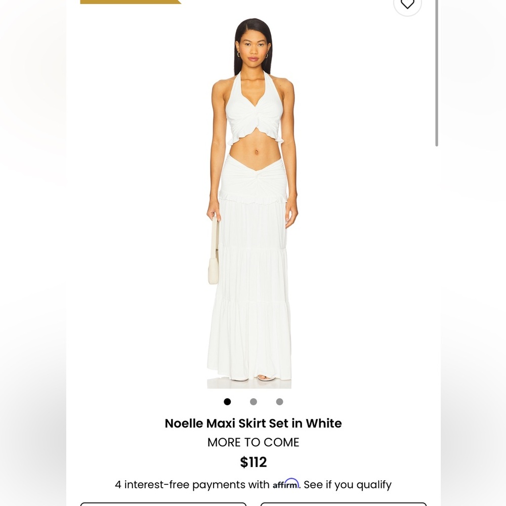 Revolve More To Come Noelle Maci Skirt Set